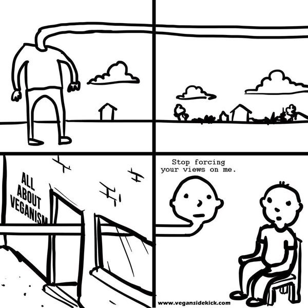 to find vegans really annoying?