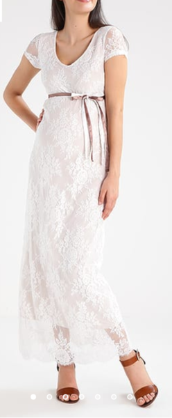 Shoes to wear with this dress (do you like it??) for wedding day at 35 weeks?