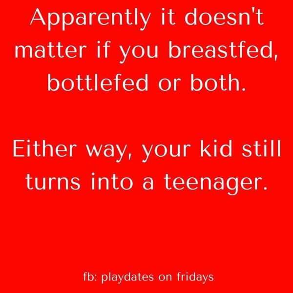 To think breastfeeding has made no difference to my dd and is massively overrated in terms of benefits?