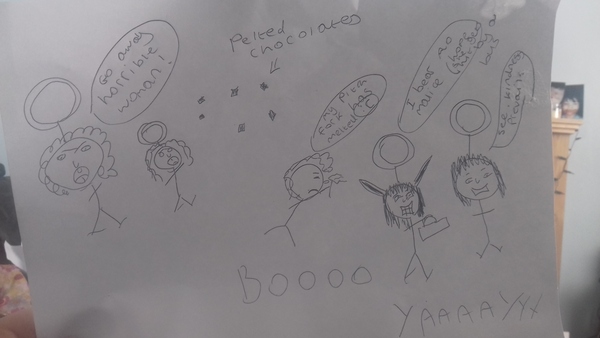 Right this has pissed me off since Friday. my friend is being unreasonable (( with diagrams ))