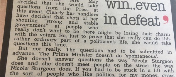 Westministenders: Up Shit Creek without Wifi.