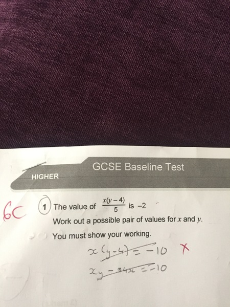 This year's GCSE maths.....