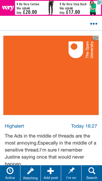 For the love of the wee man please do something about the ads