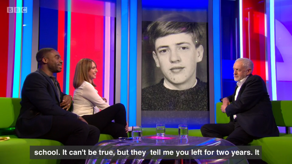 To think Jermery Corbyn was quite handsome?