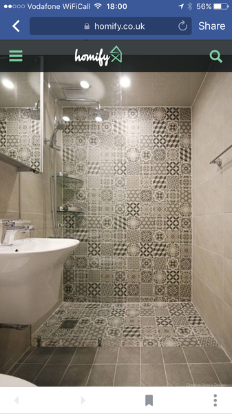 What goes with Moroccan floor tiles?