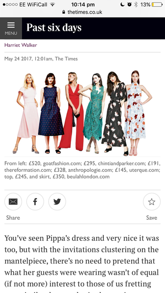 Very high end wedding guest dress