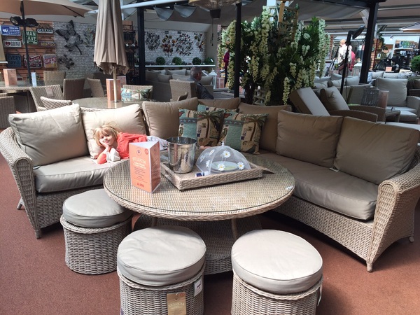 Durable but interesting cushions for garden furniture