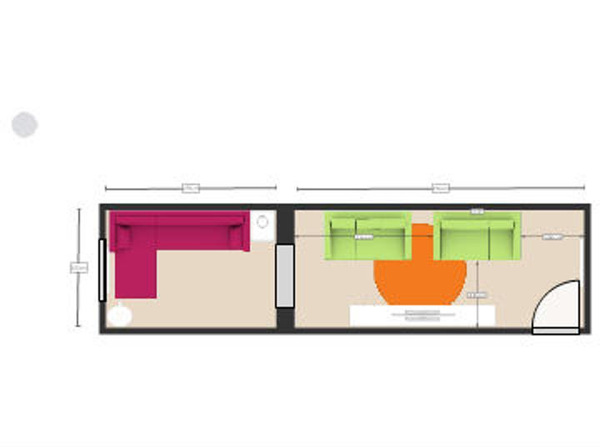 Please can you help me with the layout of awkward room