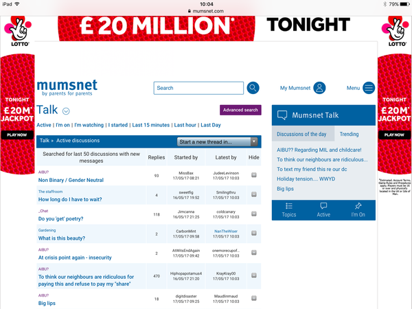 Euromillions advert