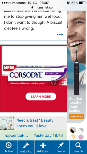 For the love of the wee man please do something about the ads