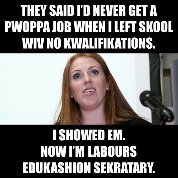 Angela Rayner does a Diane