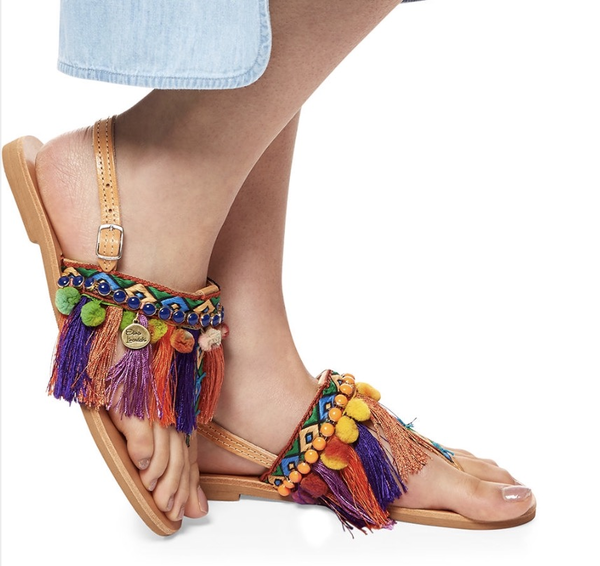 These sandals...but a cheaper version of.....