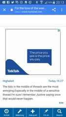 For the love of the wee man please do something about the ads