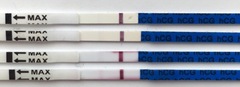 AF 4 days late, thick milky discharge, BFN