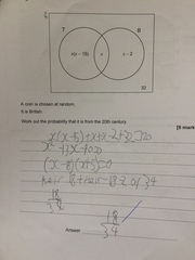 This year's GCSE maths.....
