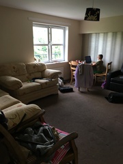 Mismatched sofas