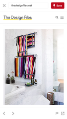 What colour towels for white/grey bathroom?