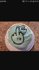 to be fed up of this aggressive baking