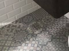 What goes with Moroccan floor tiles?