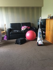 Mismatched sofas
