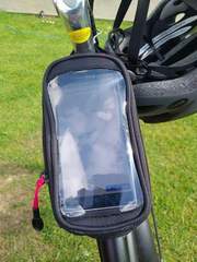 I need a thing to put my phone in on my handlebars so I can use satnav?