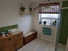 To ask to see your bathroom?