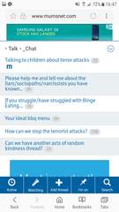 Adds in the middle of page?