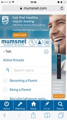 So the huge Co-op advert is chuffing annoying on a mobile.