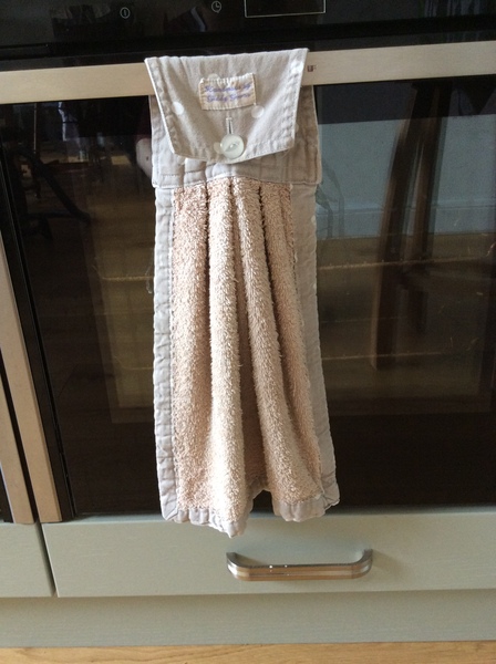 Where do you hang your tea towels?