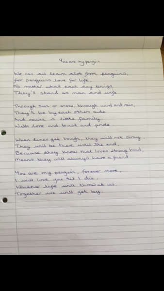 suitable wedding  poem- terminal illness