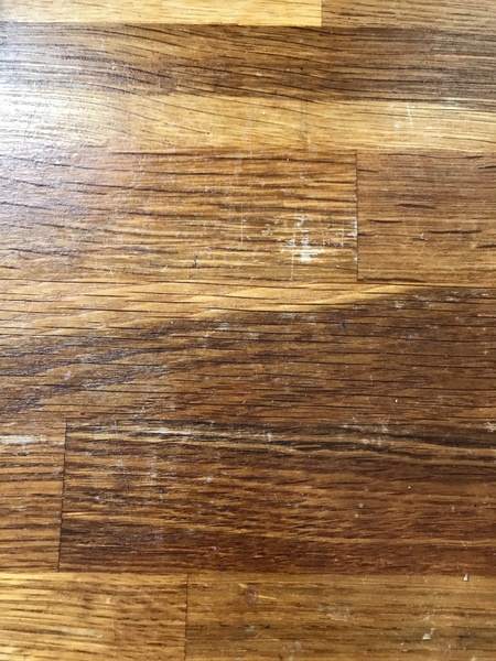 Restoring wooden kitchen worktop