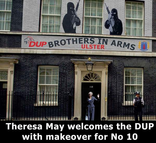 To think it's a bit pathetic to start a petition against the Tory/DUP coalition and the losing team should just accept it?