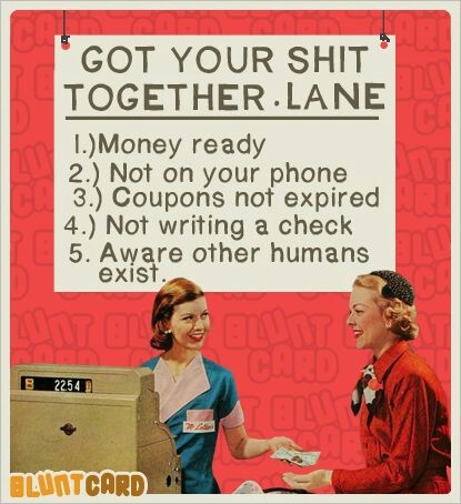 Supermarket queue etiquette 2 - the sequel