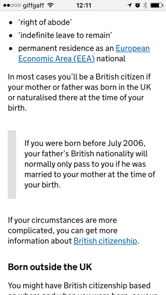 British passport for child