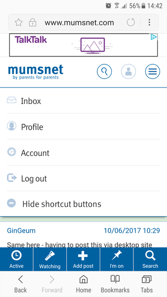 Mobile site not working?