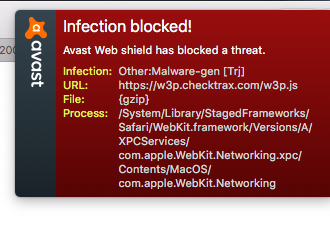 is anyone else getting a security alert pop up when they go on MN?