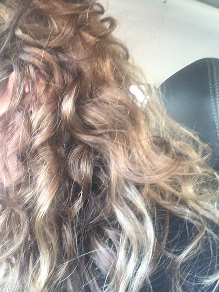 Embracing the curly hair