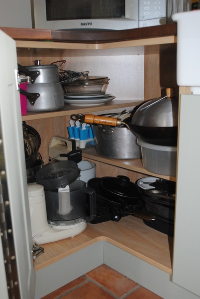 Corner kitchen cupboards- would this work?