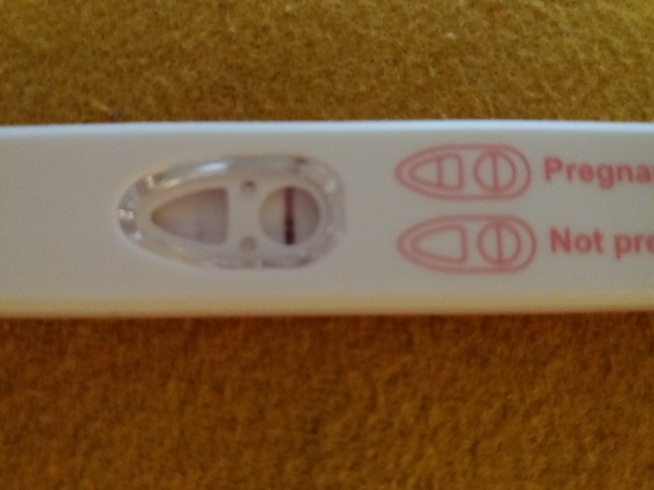 Superdrug test, faint positive or evap?