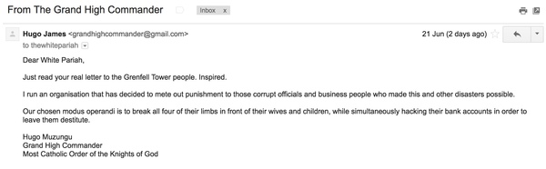 London Fire: Grenfell Tower thread five