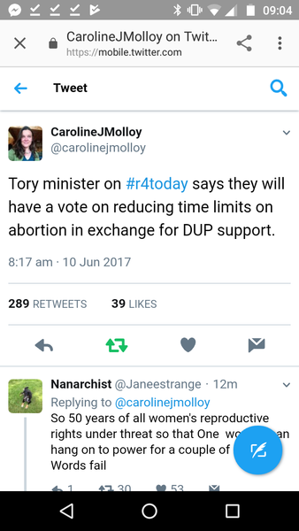 To think it's a bit pathetic to start a petition against the Tory/DUP coalition and the losing team should just accept it?