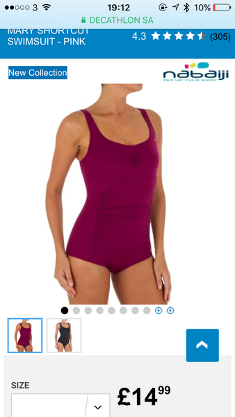 To think maybe I could wear a swimsuit?
