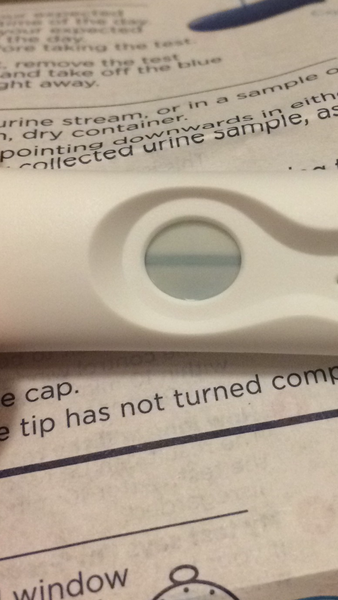 Very faint positive or plain BFN