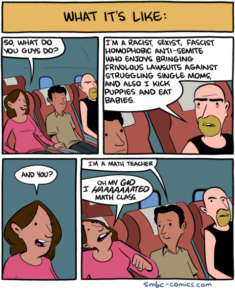 To feel upset how unpopular teachers are.