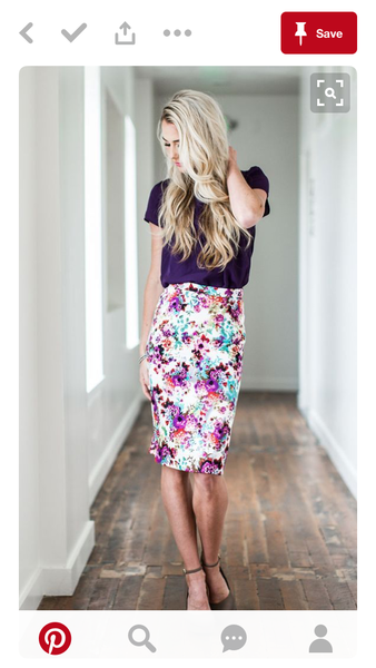 Pencil skirt for wedding