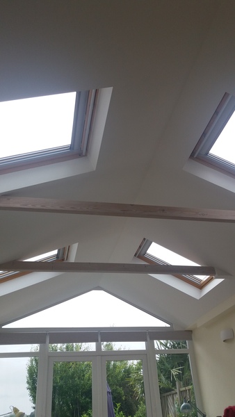 If you have a glass conservatory roof what does it look like now?