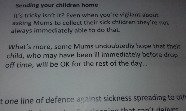 It's all mum's fault