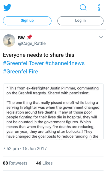 Grenfell Tower tragedy continued