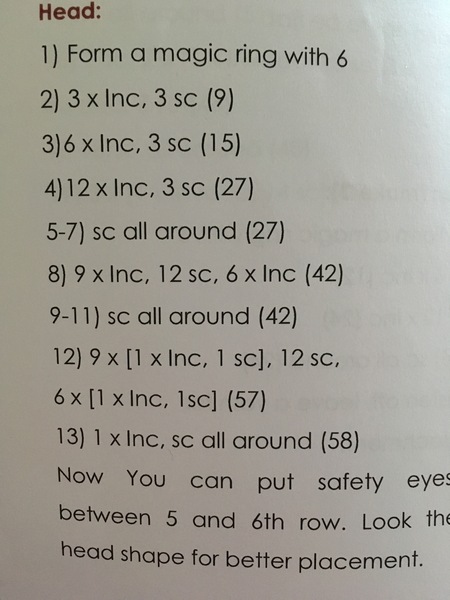 What is this crochet pattern asking exactly??