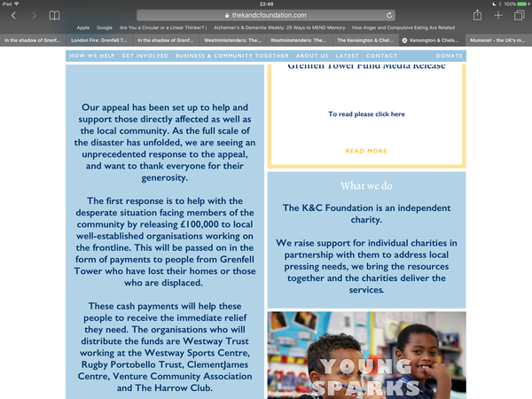 London Fire: Grenfell Tower thread five